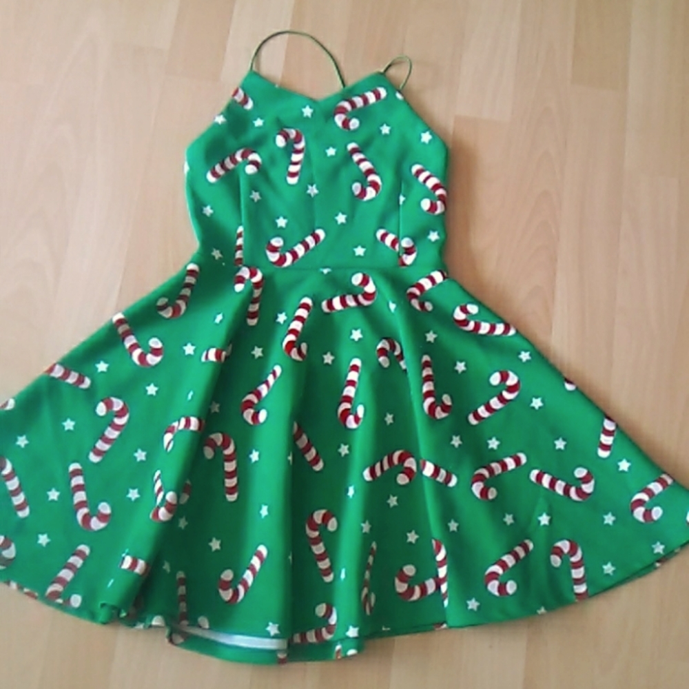 6Y Christmas Love Candy cane dress